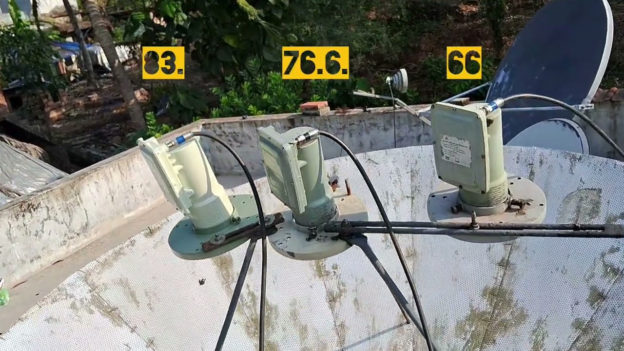 Gsat 30...intelsat17..Apstar7 മികച്ച സാറ്റലൈറ്റുകൾ ഒരുമിച്ച് ഒറ്റ ഡിഷ്..8feet