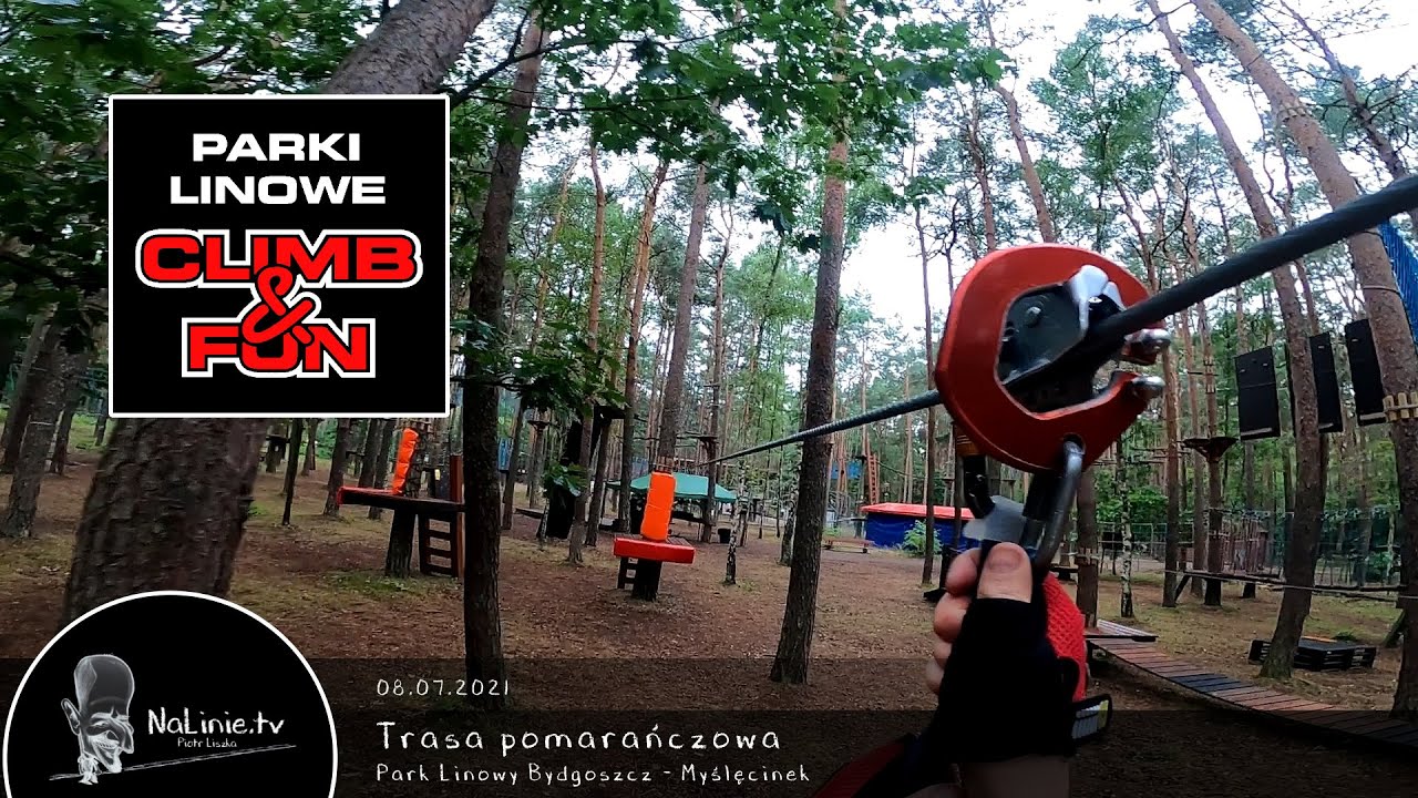 Park Linowy 135 - Bydgoszcz - Trasa pomarańczowa 08.07.2021
