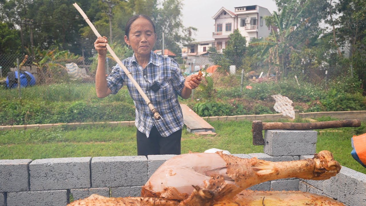 Bà Tân Vlog - Đà Điểu Khổng Lồ Tiếp Đãi Cả Làng Và Cháu Ca Sĩ Đình Dũng