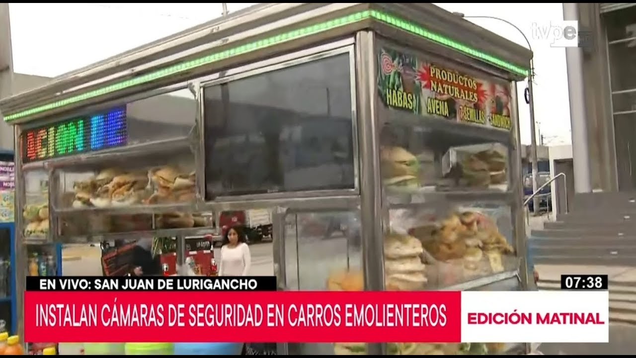 SJL: instalan cámaras de seguridad en carros emolienteros