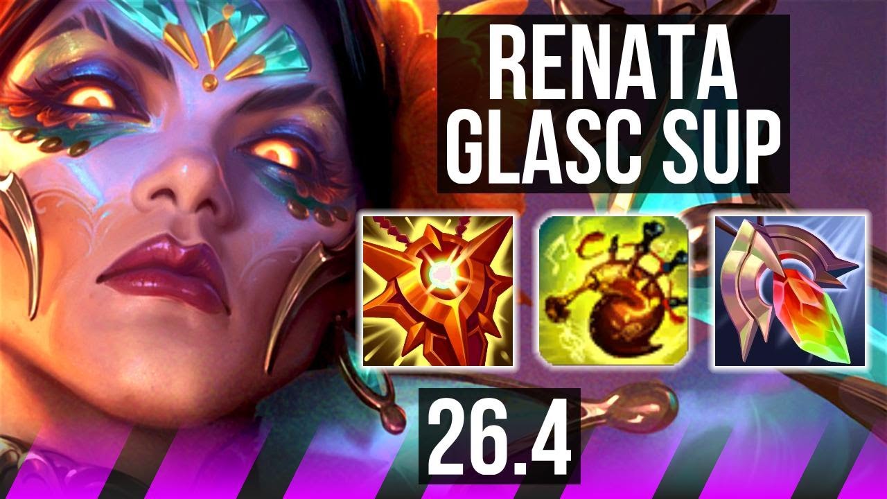 RENATA GLASC & Miss Fortune vs LUX & Caitlyn (SUP) | EUNE Master | 26.4