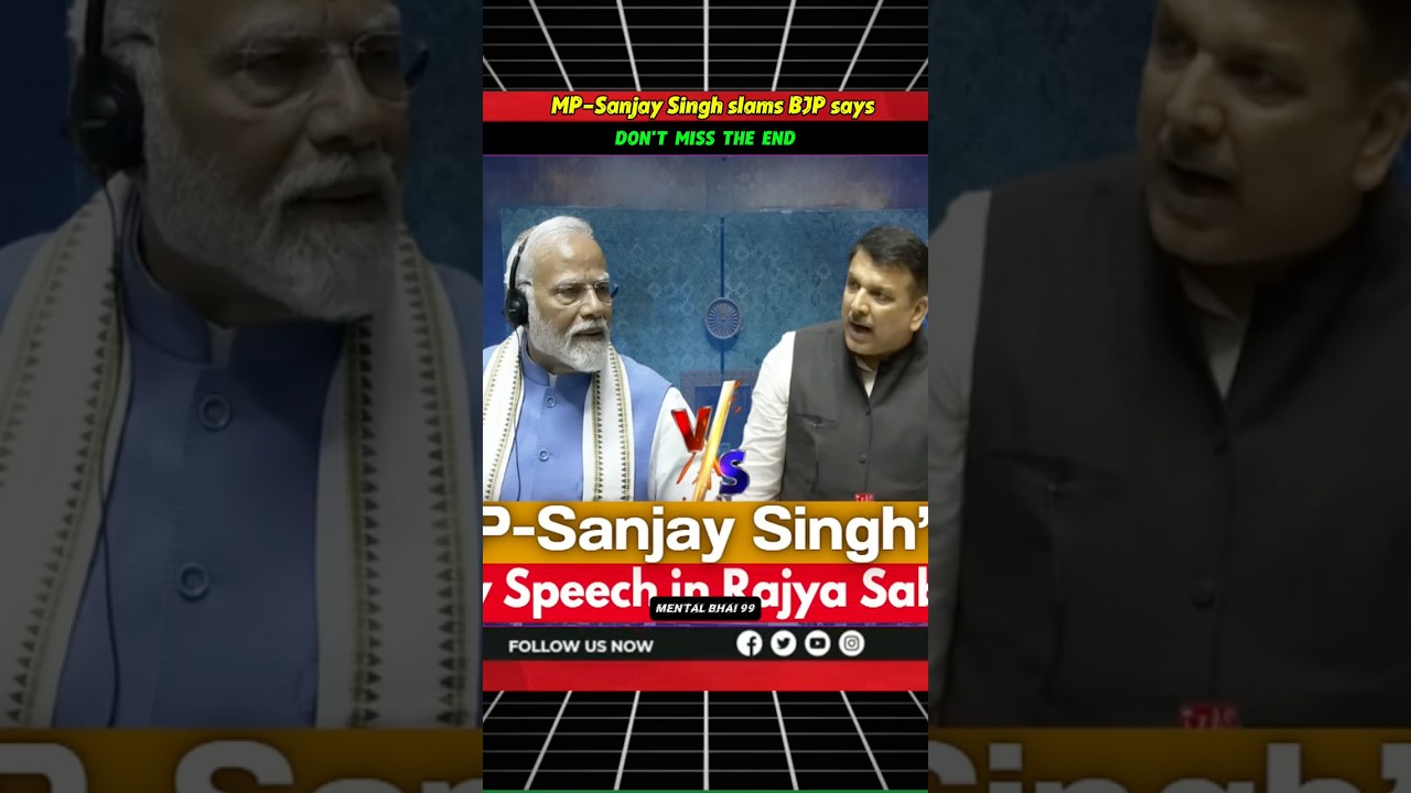 You lost Ayodhya, MP - Sanjay Singh's fiery speech in parliament #viralshort