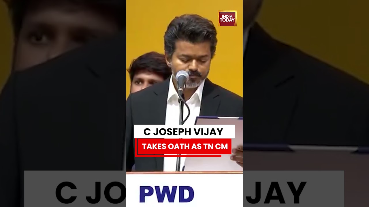 Breaking: TVK Chief Vijay Sworn In As Tamil Nadu Chief Minister | Tamil Nadu CM | Vijay | CM