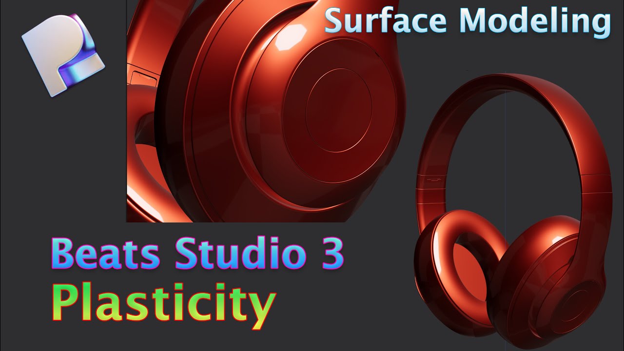 Plasticity 3D Tutorial | Beats Studio 3 | Surface Modeling