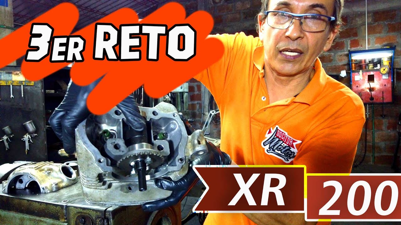 Adaptar arbol de levas con balinera a una  XR200 Honda - 3Reto cumplido (Reparación árbol de levas)