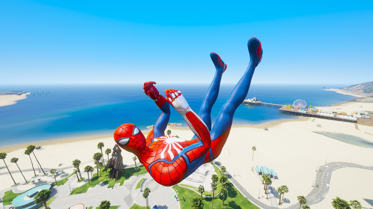 GTA 5 Spiderman Funny and Crazy Fails | Spiderman Ragdolls
