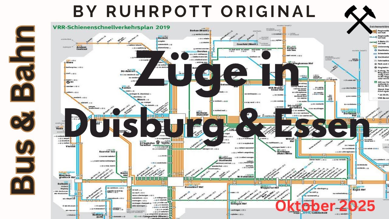Züge in Duisburg & Essen Hbf – Regional- & Fernverkehr in NRW | DB, RE, ICE & Güterzüge 2025
