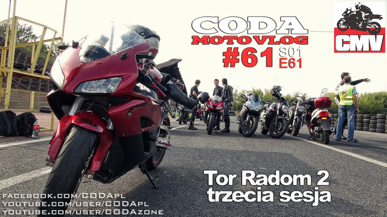 CMV#61: Tor Radom 2 - trzecia sesja - CODA MotoVlog