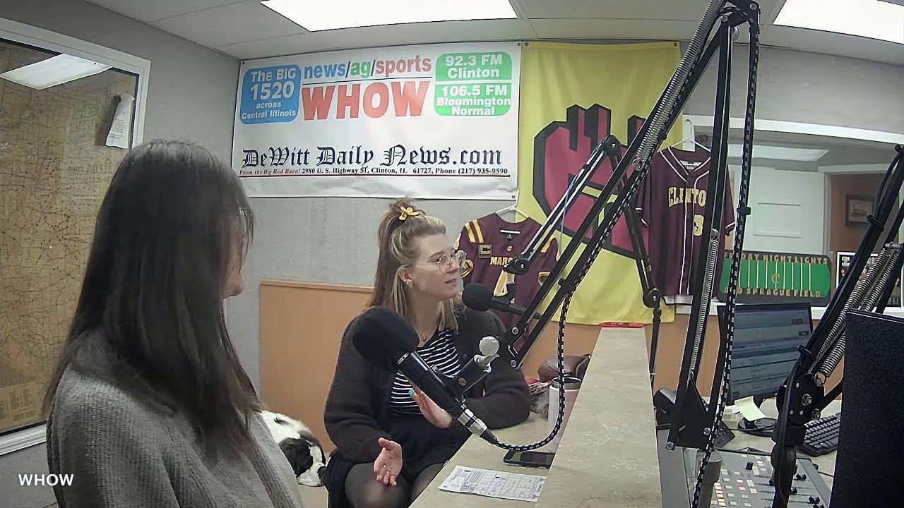 WHOW Morning Show with Emily & Mel - Warner Library