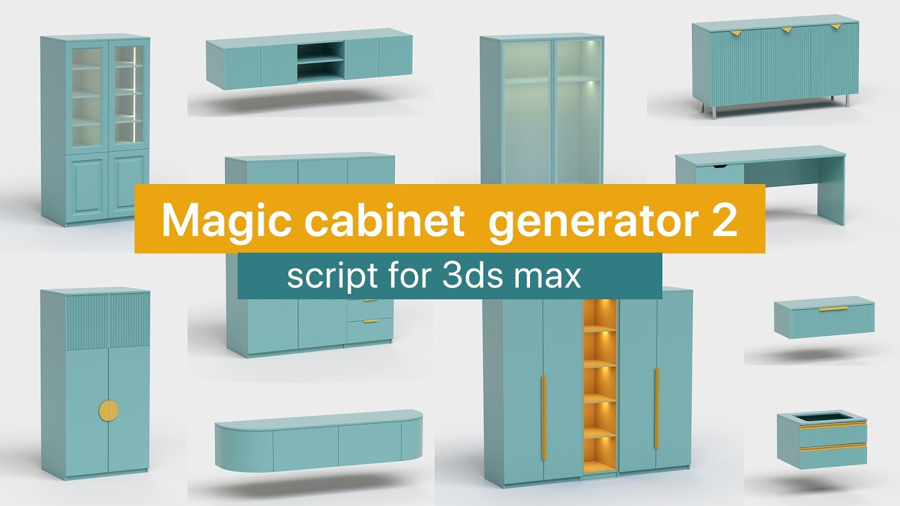 Magic cabinet generator 2 (script for 3ds Max)