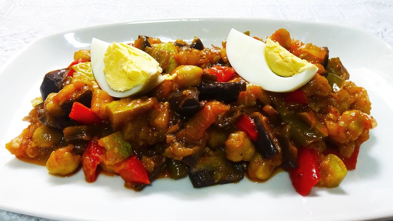 PISTO CON GARBANZOS