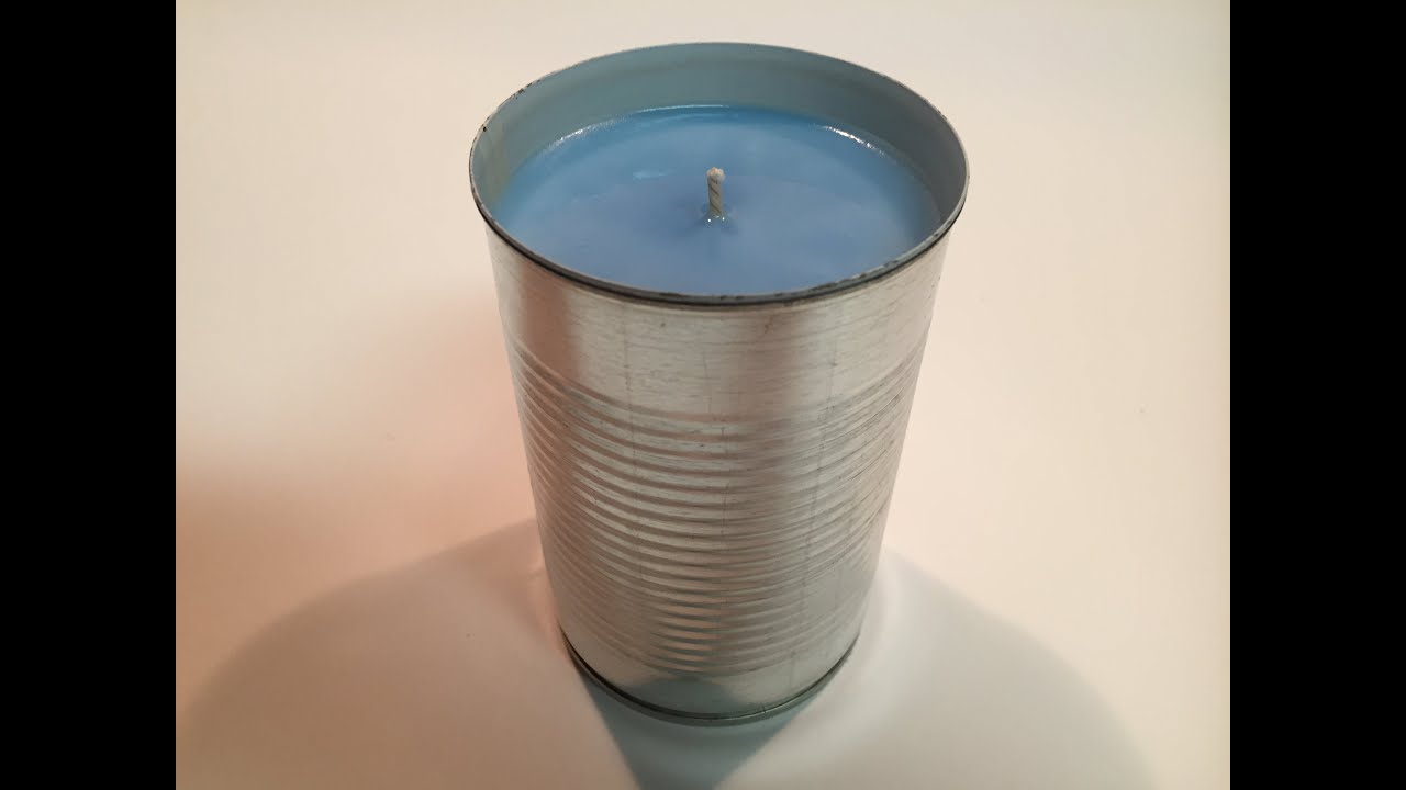 Making a Soy Candle Using a Recycled Tin Can | Soylar Candles