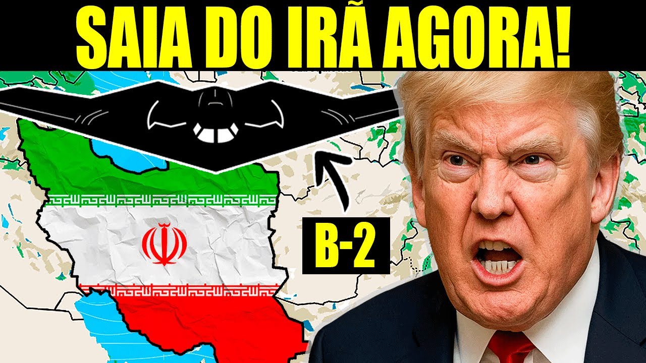 TRUMP DÁ A ORDEM: “SAIAM DO IRÃ AGORA” — GUERRA VAI COMEÇAR