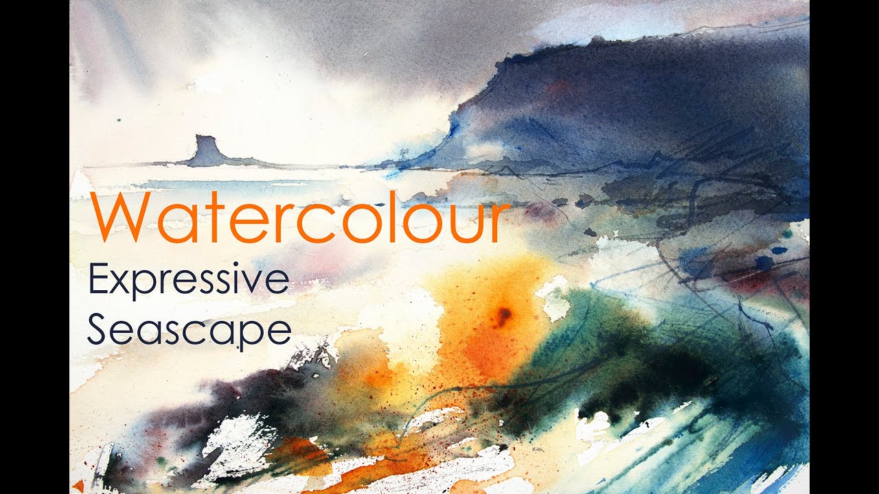 Expressive Watercolor Video Seascape Demonstration