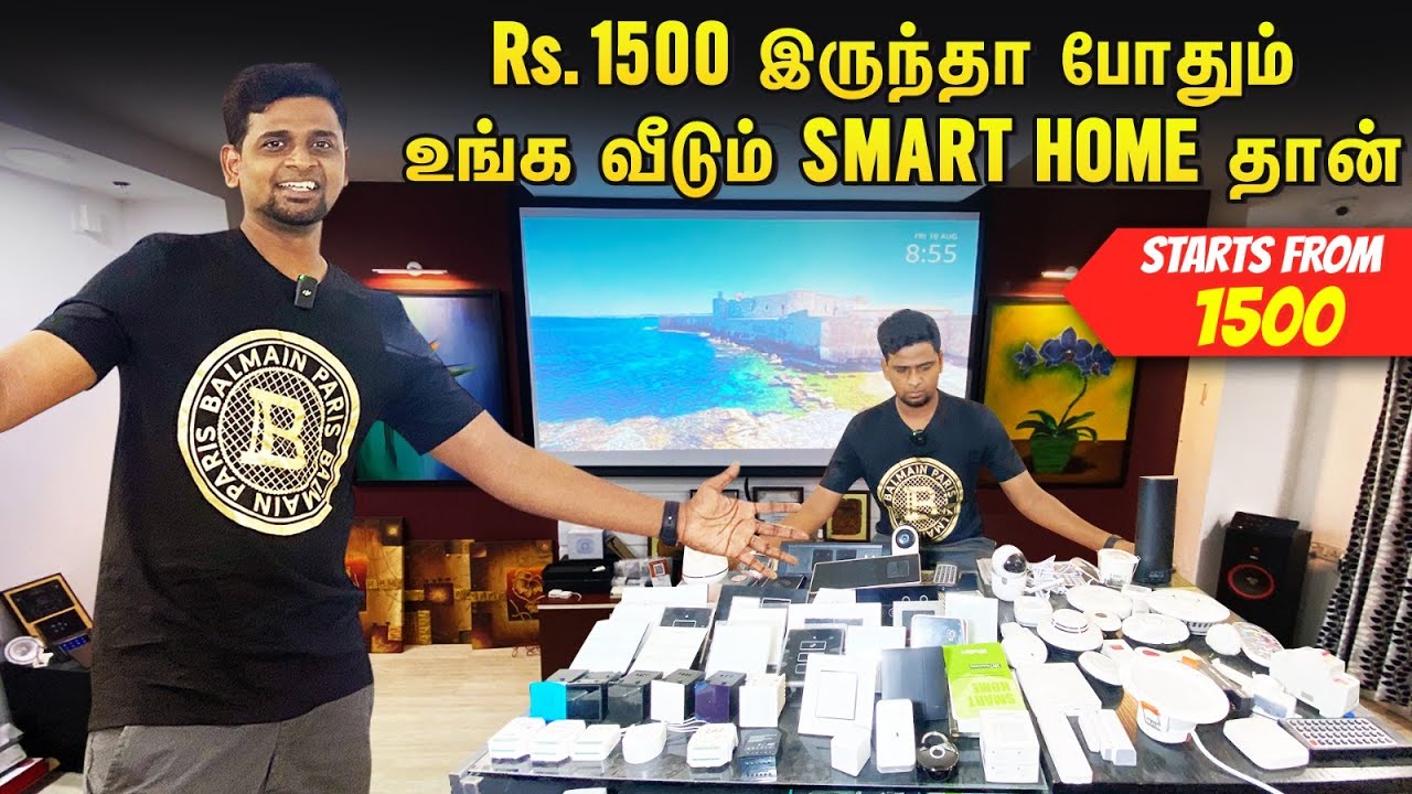 Rs.1500 இருந்தா போதும் உங்க வீடும் Smart Home தான்| Smart Switch | Smart Home in Tamil | Sandy Vlogs