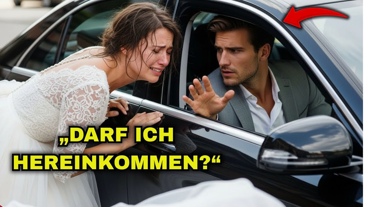 DIE JUNGE FRAU FLOH VOR DER HOCHZEIT, BIS DER MILLIONÄR SAGTE: „STEIGEN SIE EIN“