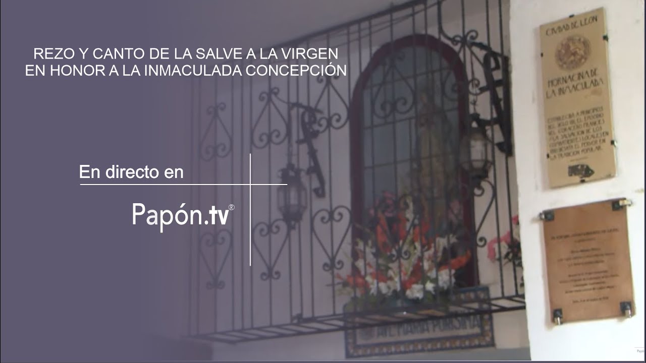 🔴📡 [DIRECTO]  REZO Y CANTO DE LA SALVE A LA VIRGEN EN HONOR A LA INMACULADA CONCEPCIÓN