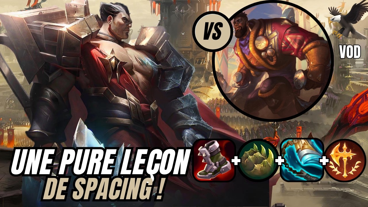 JE LUI LACHE UNE LECON DE SPACING MAGISTRALE !!! - SoloQ Master - Darius vs Ksante