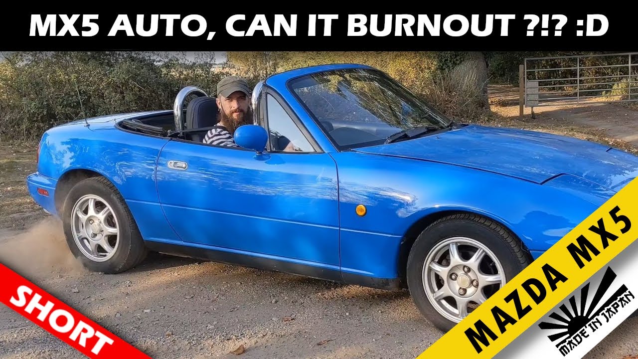 Can stock mx5 / miata do a burnout? #Shorts
