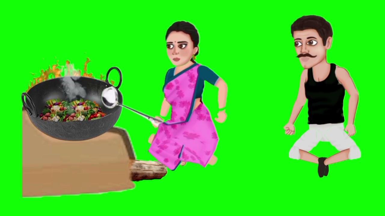 किसान भोजन करते हुए/kisan eating Green Screen Video /Copy Right Free Video 
