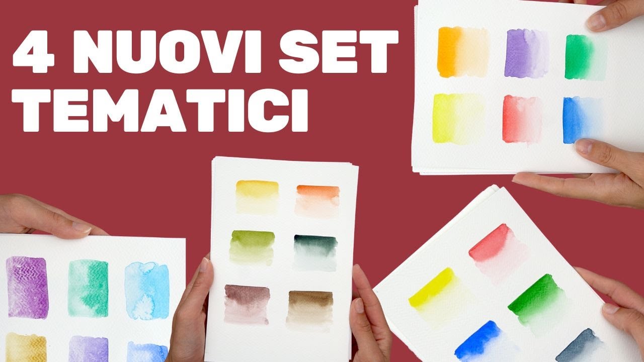 ACQUERELLI Professional Watercolour Winsor&Newton: provo i nuovi set tematici