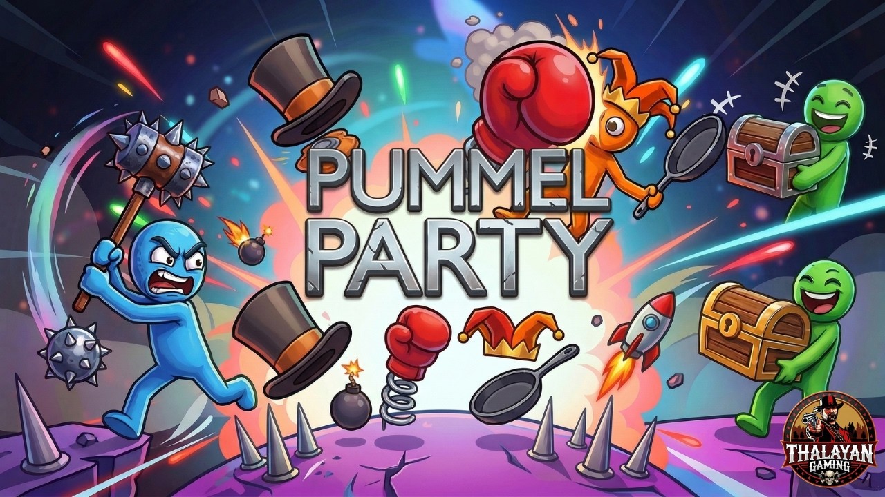 Pummel Party [Tamil] | Crazy Multiplayer Game with Friend | Chaos & Betrayal | Thalayan Gaming