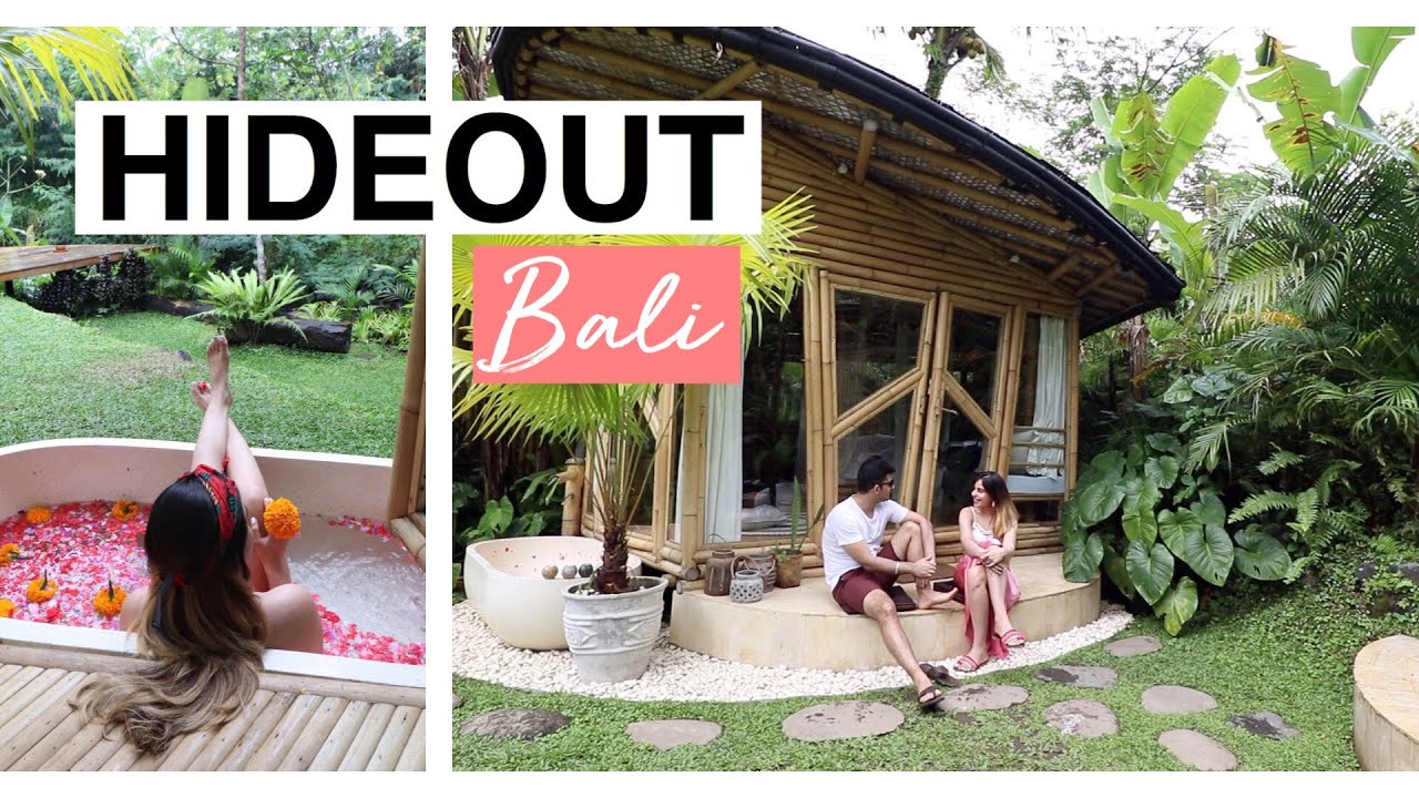 The Coolest Bamboo AirBnB Tour: HIDEOUT | UBUD BALI 2019