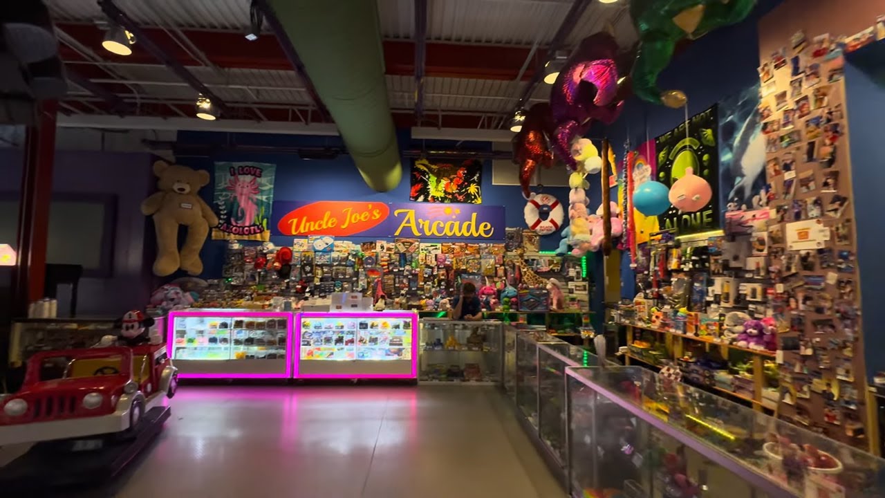 Uncle Joe's Arcade (Plymouth Meeting PA), 4K arcade walkthrough & tour, May 2024