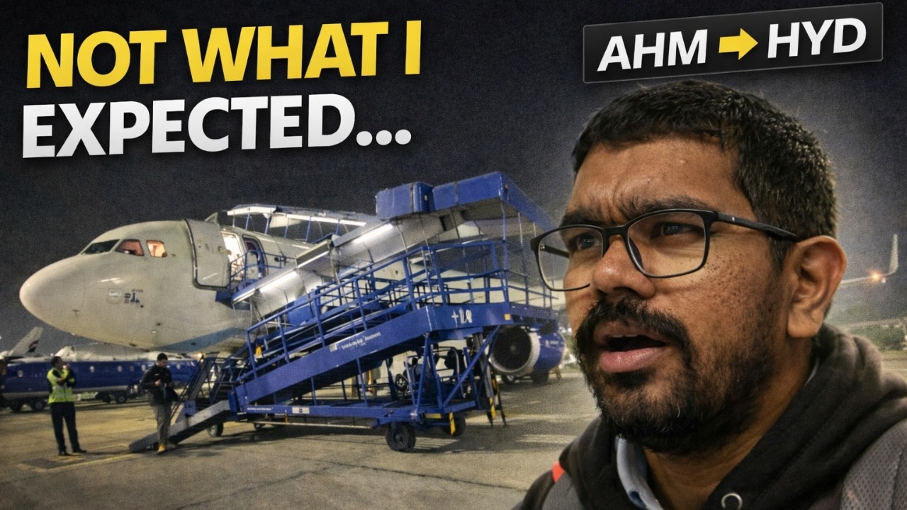 Not What I Expected… | Ahmedabad to Hyderabad Flight Journey |