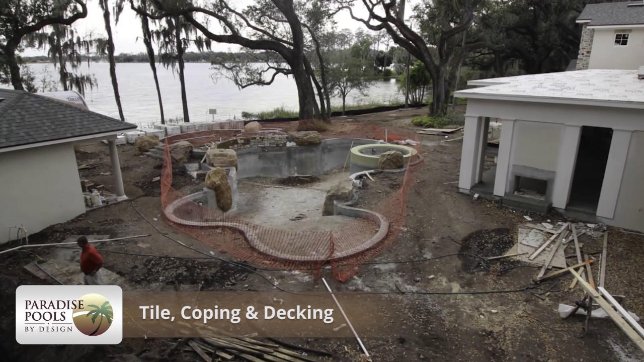 Paradise Pools By Design Construction Timelapse (Orlando, FL)