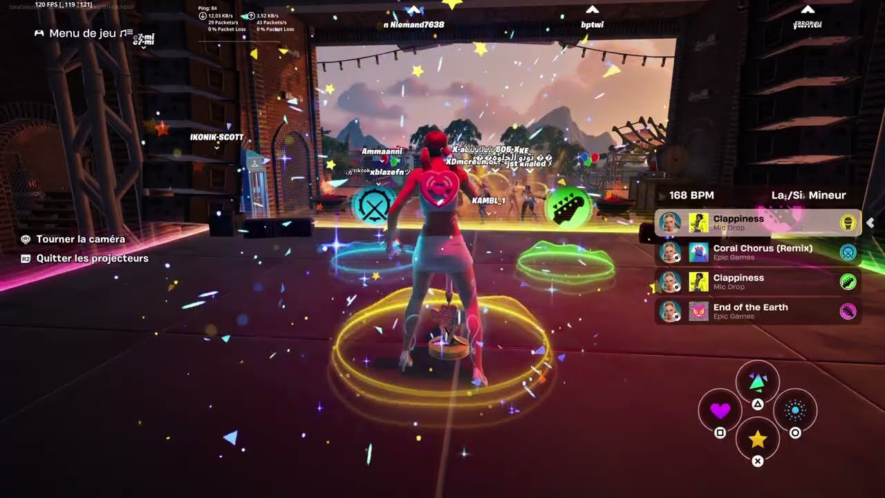 Fortnite Festival: Jam Stage - Gameplay On Middle East Servers - Addison Rae - PS5 - August 30, 2026