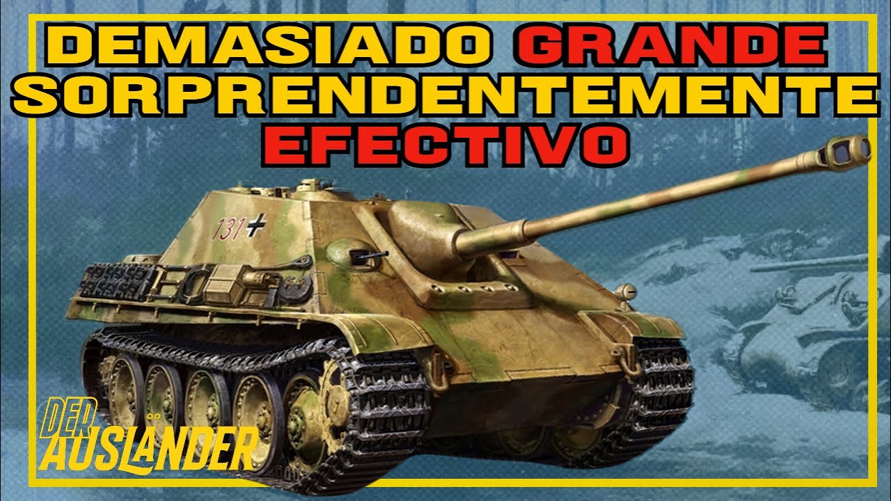 Jagdpanther. El BALANCE entre PODER Y EFICIENCIA.