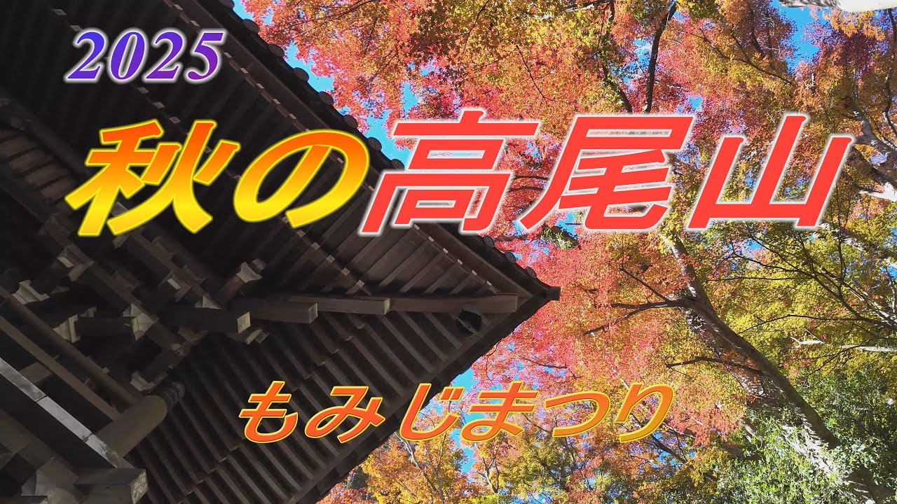 2025年　秋の高尾山もみじまつり。