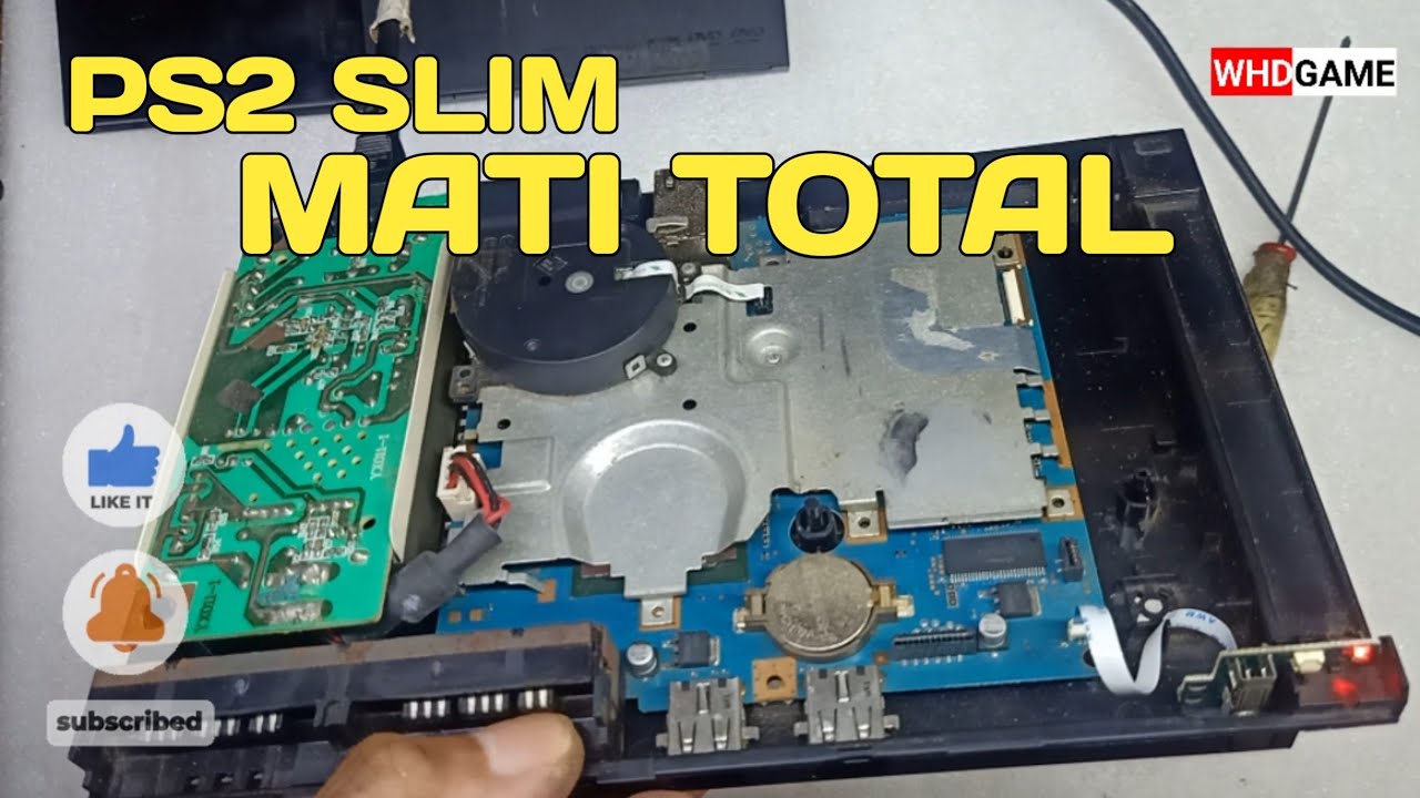 Tutorial cara memperbaiki ps2 slim mati total