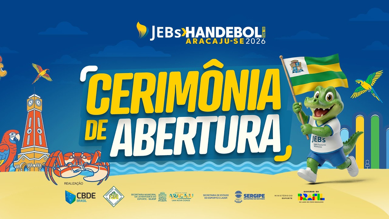 Cerimônia de Abertura - JEBs Handebol sub18 2026