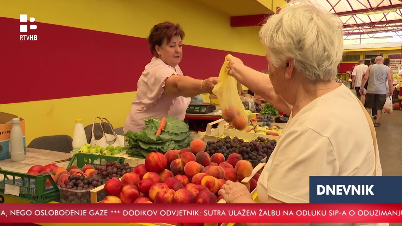 RTV HB | Visoke cijene voća i povrća na mostarskoj tržnici.