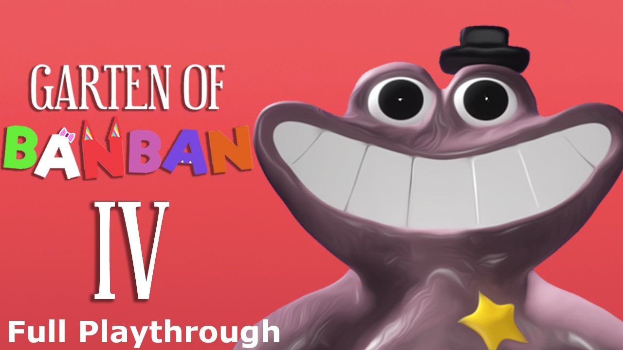 Garten Of Banban 4 (Full Playthrough)