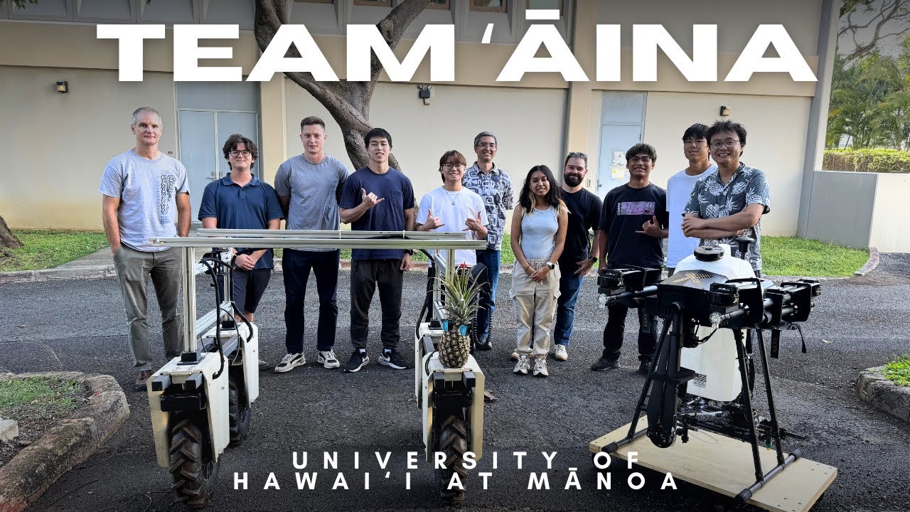 Pineapple Powerhouse: Mānoa Students High-Flying Farm Tech Wins International Award
