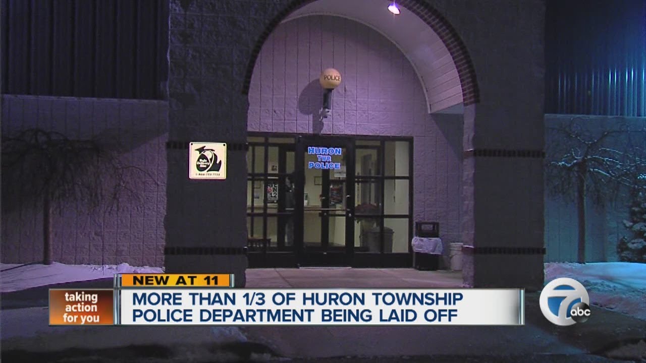 More than 1/3 of Huron Township Police Department being laid off