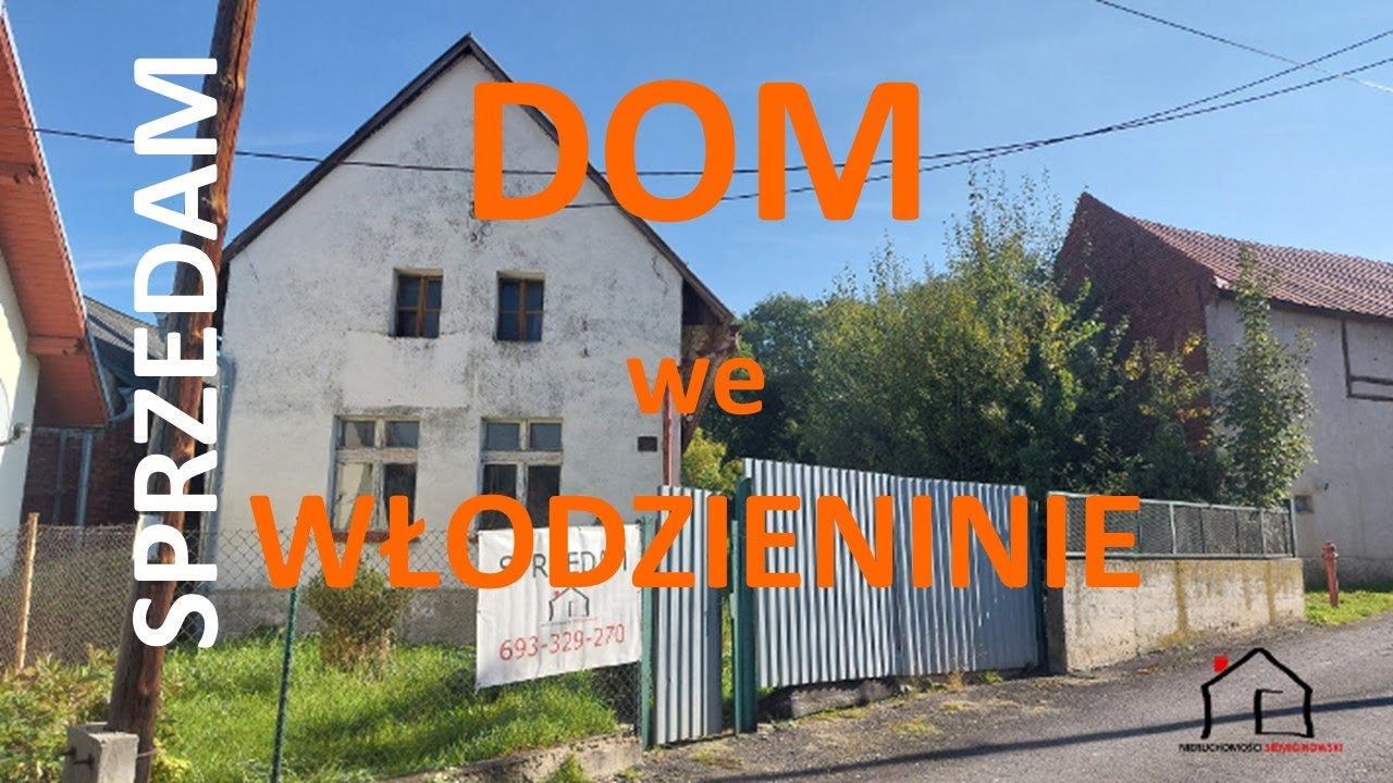 SPRZEDAM DOM DO REMONTU WE WŁODZIENINIE, GMINA BRANICE.
