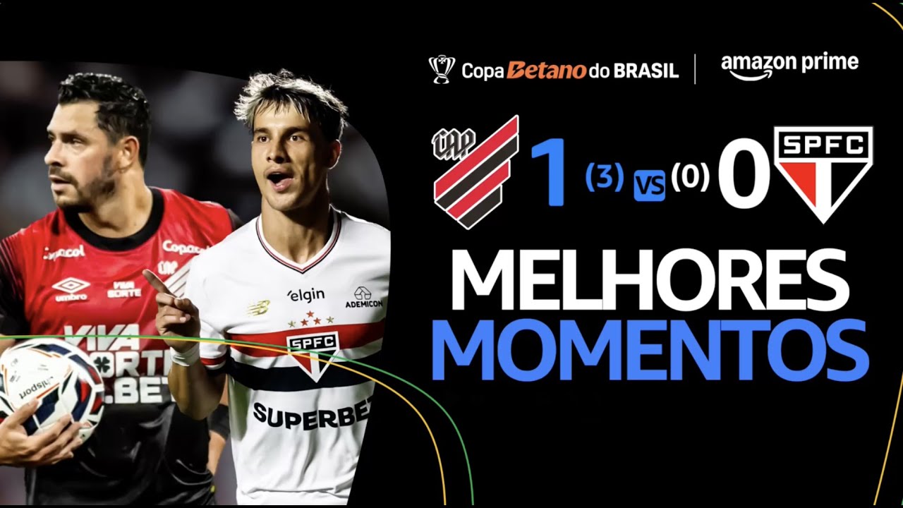 [S&Oacute; IMAGENS] ATHLETICO 1 (3) x (0) 0 S&Atilde;O PAULO | MELHORES MOMENTOS | COPA DO BRASIL 2025