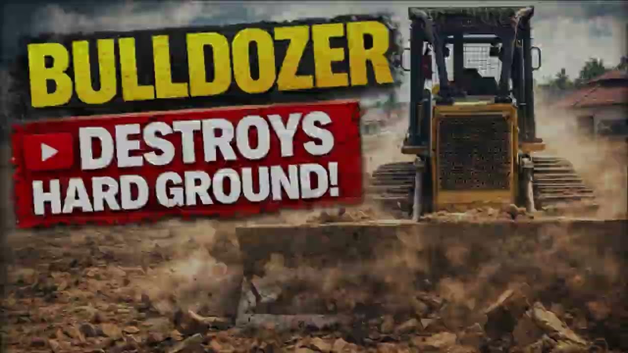Powerful Bulldozer Clearing Land | Heavy Equipment at Work