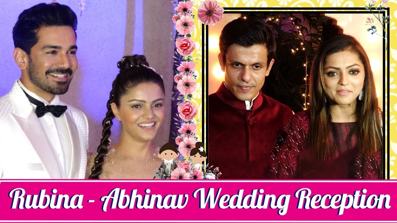 Drashti Dhami With Husband Neeraj Khemka At Rubina- Abhinav Wedding Reception
