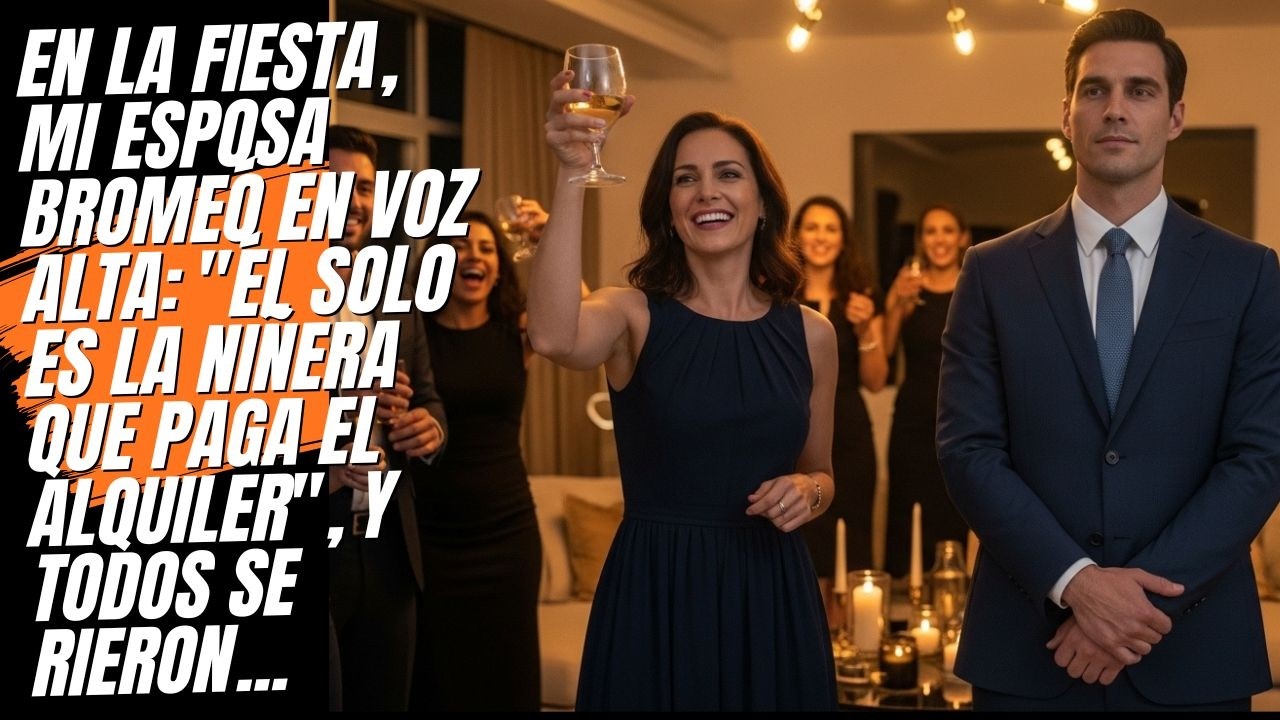 En la fiesta, ella se burló de mí llamándome 