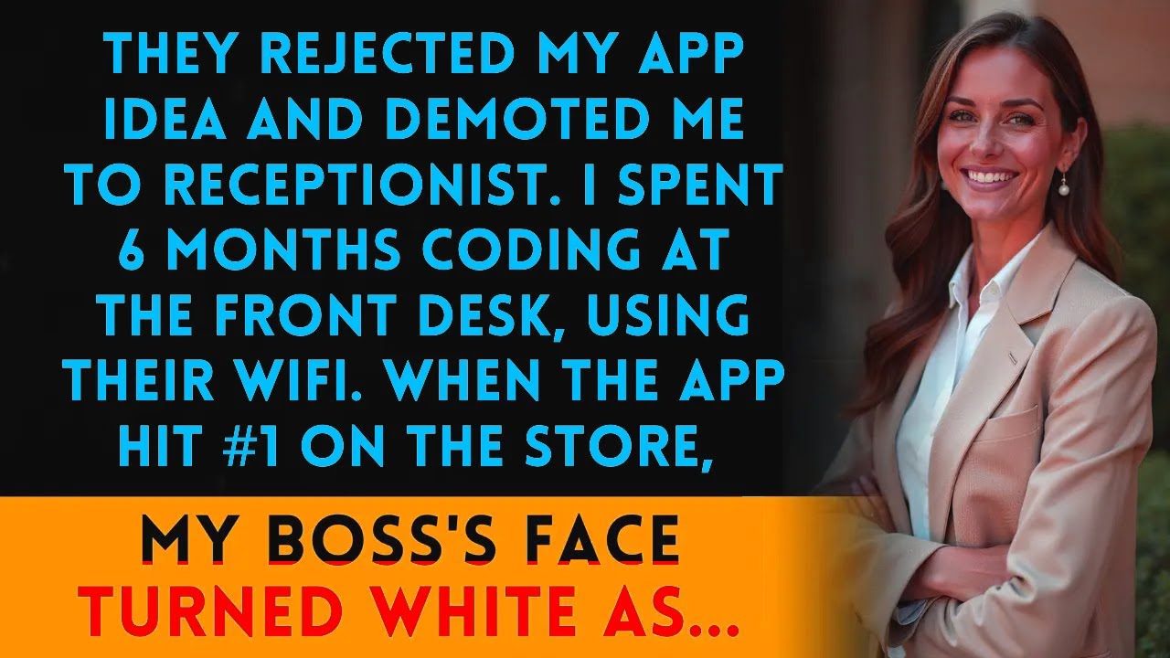 They Laughed and Demoted Me to Receptionist — Then My App Hit #1 Using Their Own WiFi