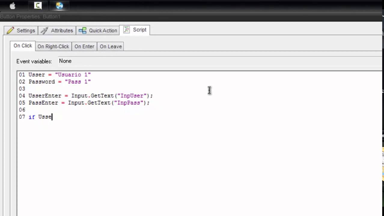 Como hacer un login con usuario y contraseña en Autoplay Media Studio 8