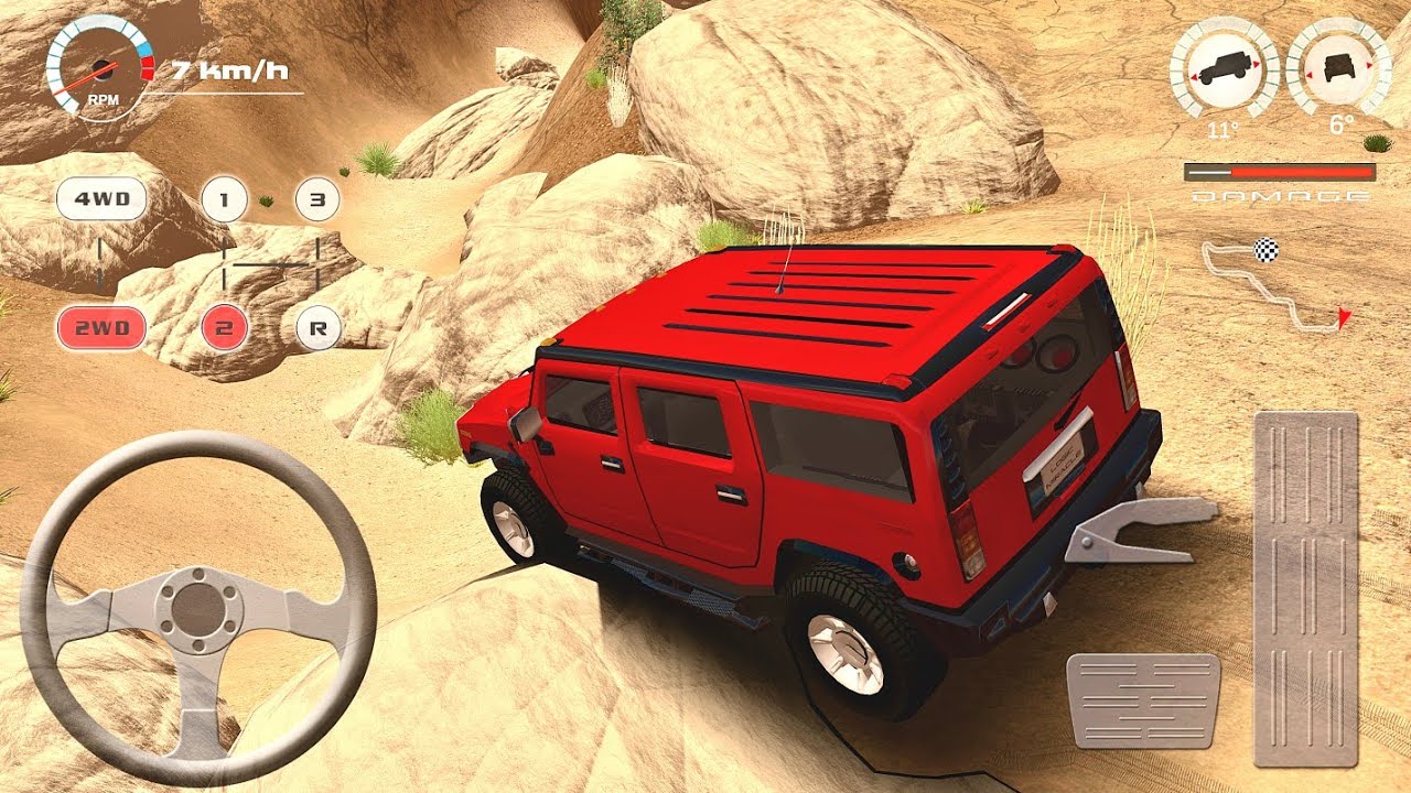 Can the Hummer H2 Survive? OffRoad Drive Desert Level 9 Challenge Android GamePlay 