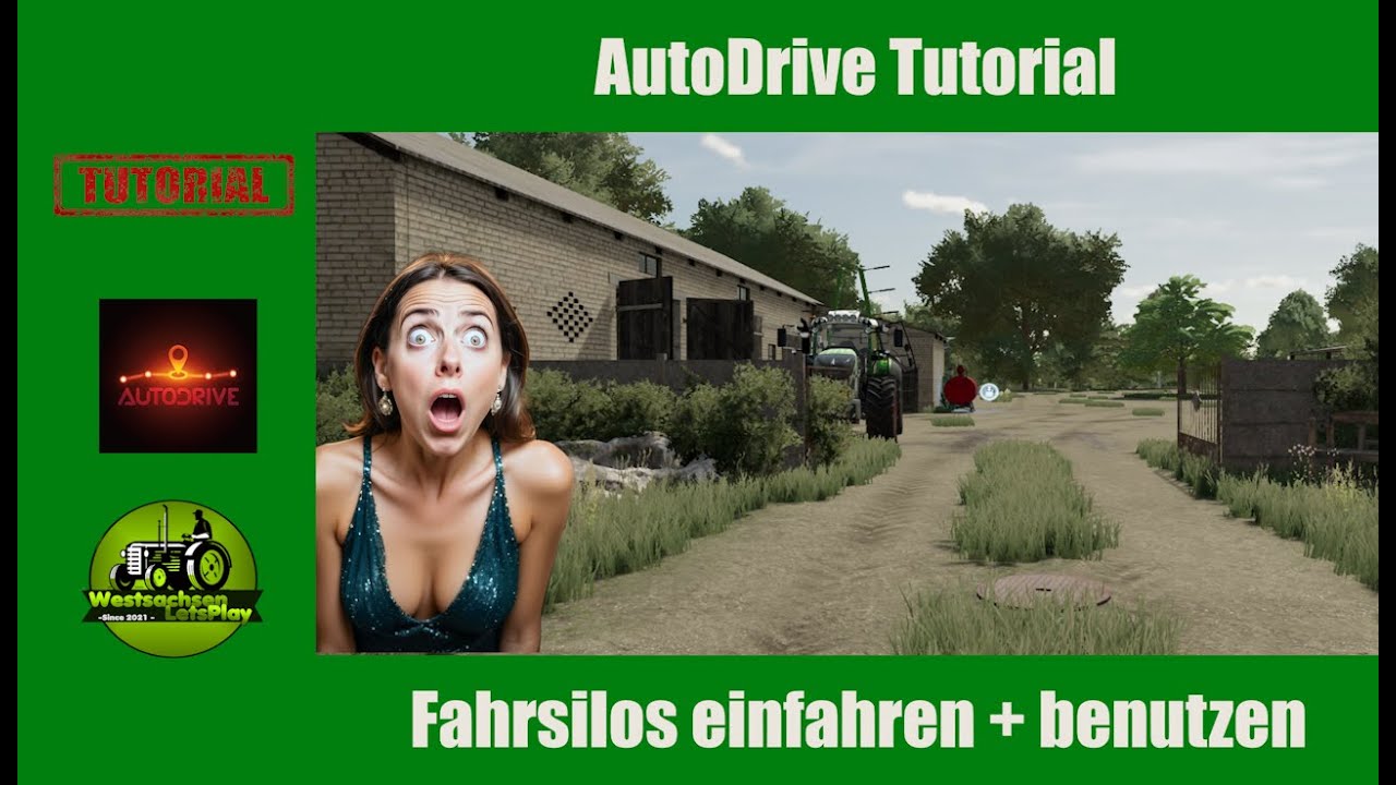AutoDrive Tutorial 🚜 Fahrsilo einfahren und benutzen! | LS25 Mod
