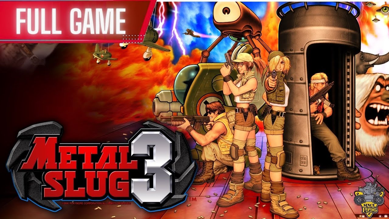 METAL SLUG 3 Gameplay Walkthrough FULL GAME - (No Commentary) FULL GAME