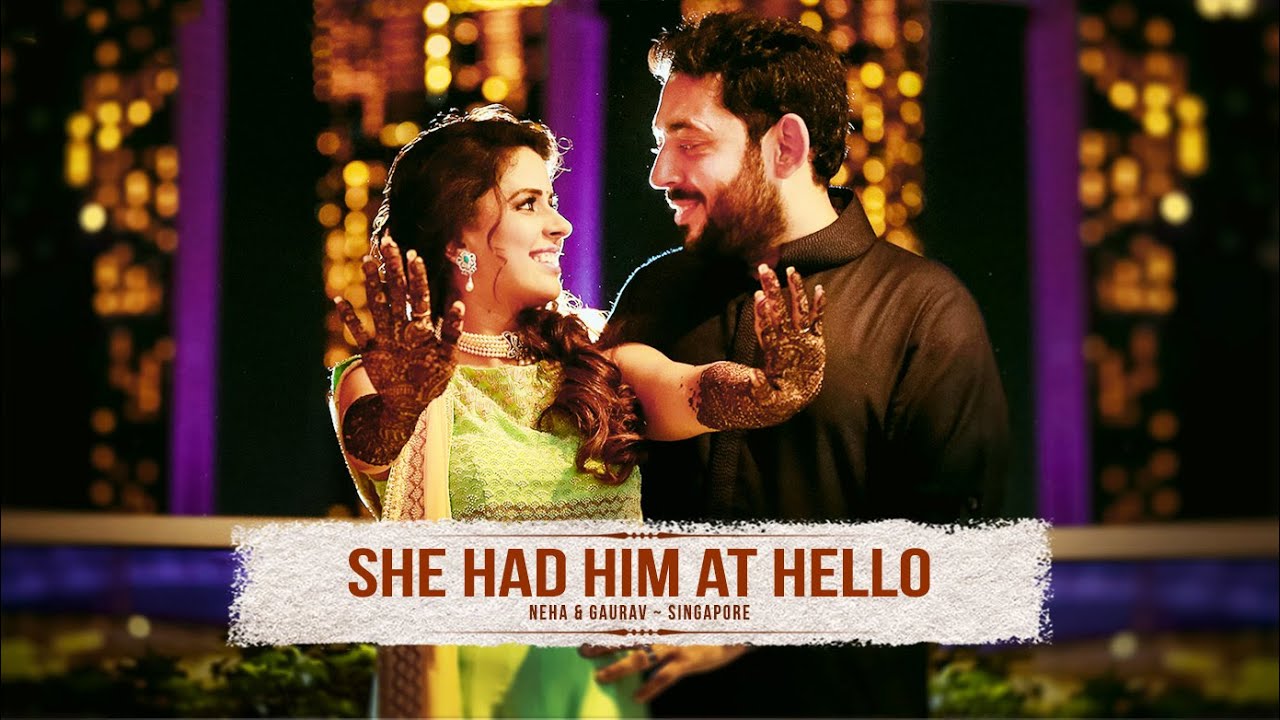 SHE HAD HIM AT HELLO - Neha & Gaurav Trailer // Best Wedding Highlights // Singapore, India